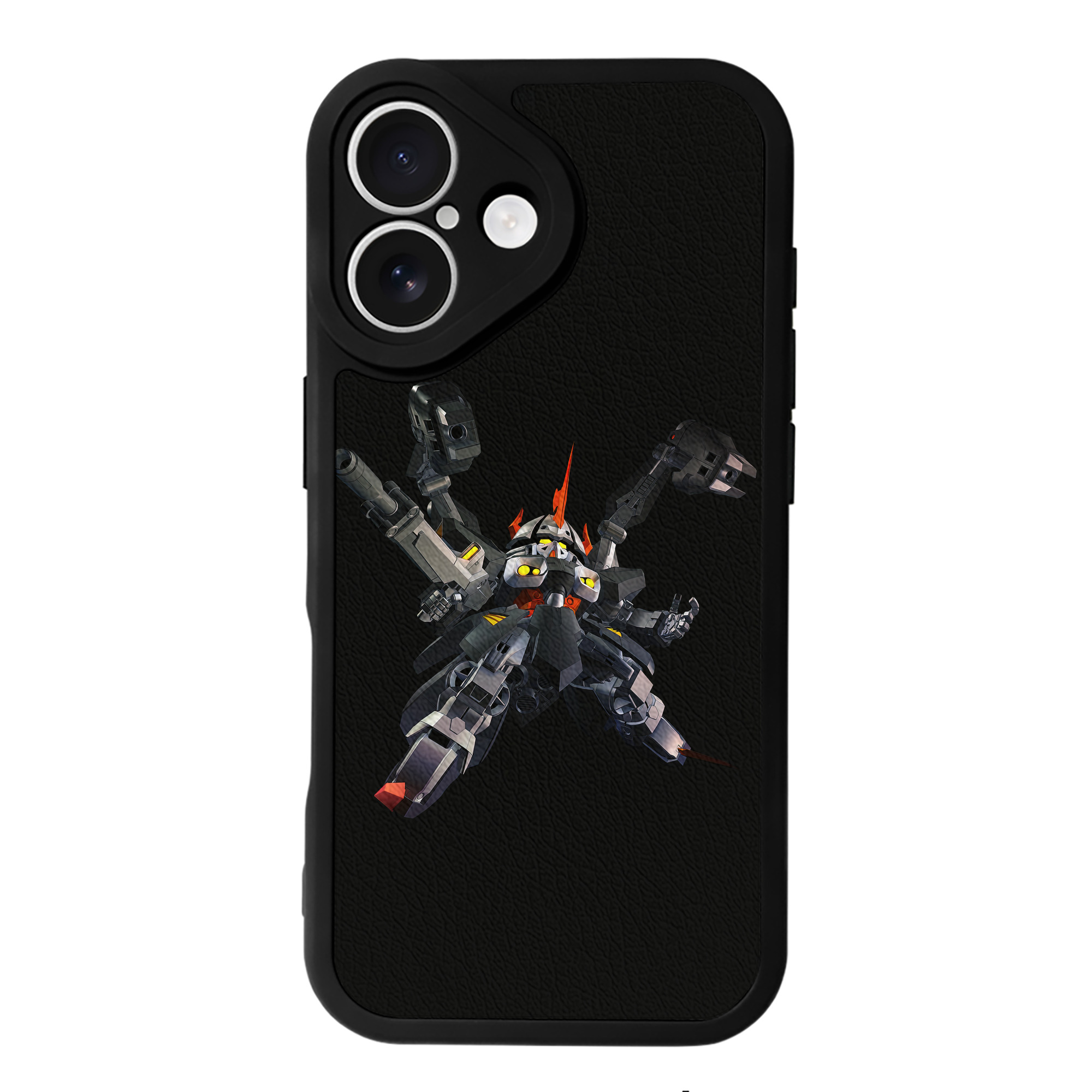 （画像用） 機動戦士ガンダム Mobile Suit Gundam 【iPhone 16シリーズ対応】シリコンスマホケース（レザー調） 材質：シリコン